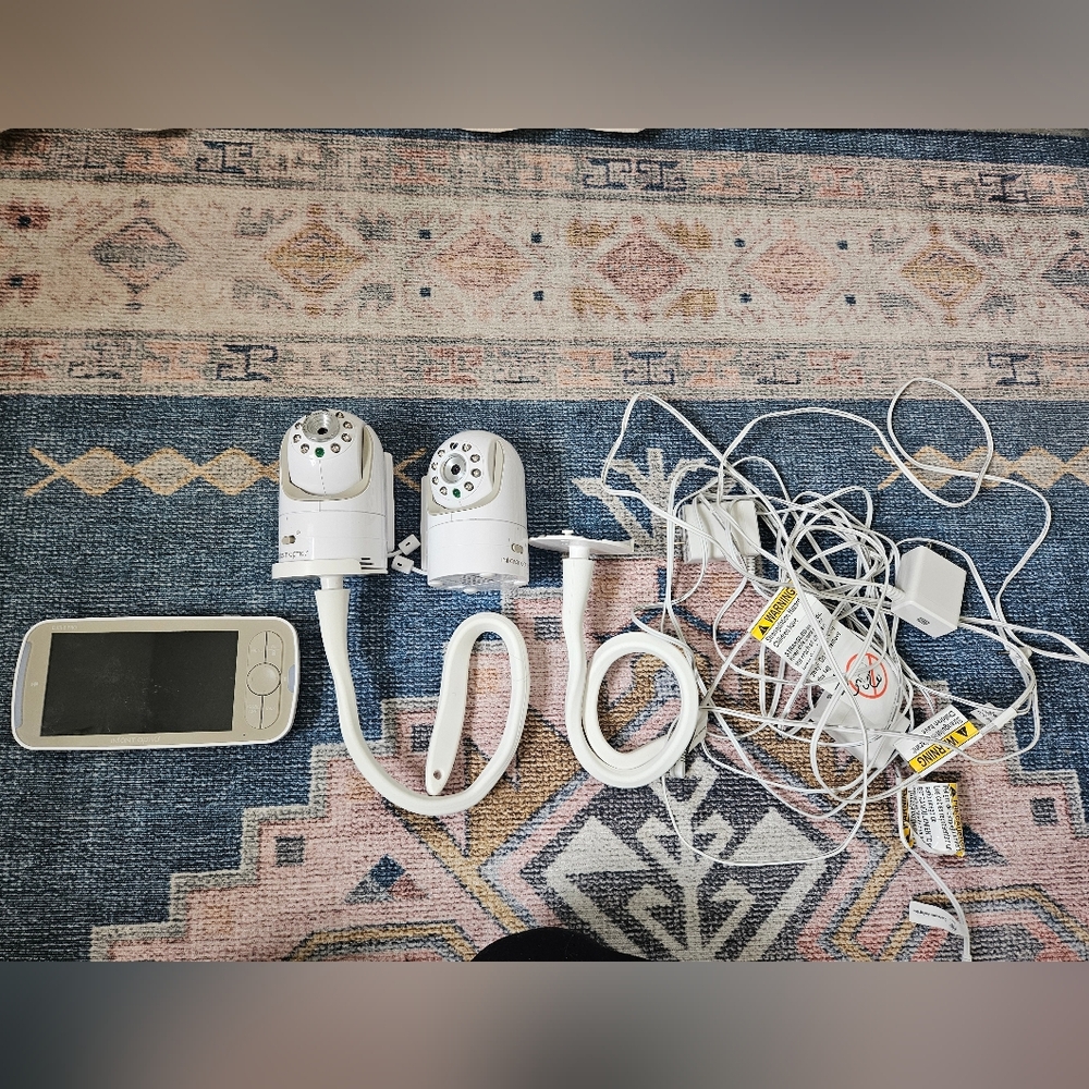 Infant Optics Baby Monitor with Dual Cameras - White
